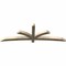 Ekena Millwork Davenport Rough Sawn Timber Gable Bracket, Douglas Fir, 96"W x 32"H x 4"D x 4"F, 8/12 Pitch GBW096X32X0404DAV00RDF - alternate 3